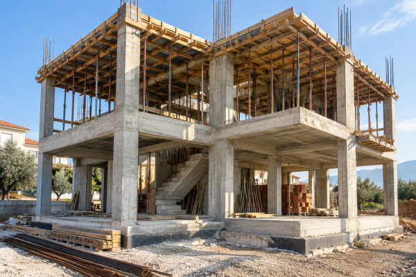 Elazığ Betonarme Ev Yapımı